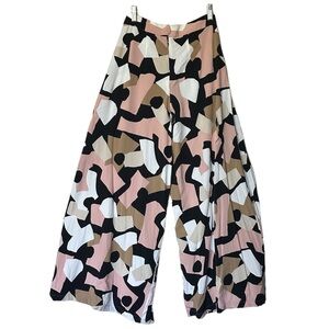 Anthropologie Corey Lynn Calter Abstract Wide Leg Pants XS